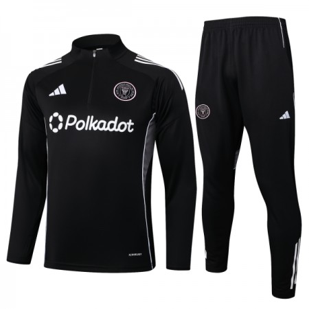 Inter Miami CF Sudadera De Entrenamiento 2025-26 Cuarto-Cremallera Negra Inter Miami CF Sudadera De Entrenamiento 2025-26 Cuarto-Cremallera Negra